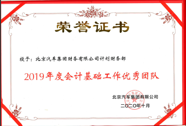 優(yōu)秀團(tuán)隊 | @北汽財務(wù)的財務(wù)部