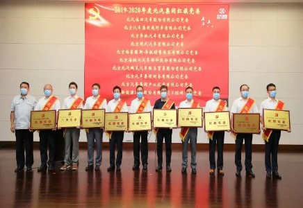 北汽財務(wù)黨委連續(xù)三年榮獲北汽集團(tuán)“紅旗黨委”榮譽稱號